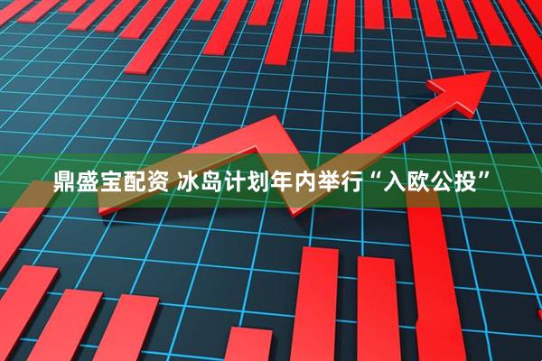 鼎盛宝配资 冰岛计划年内举行“入欧公投”